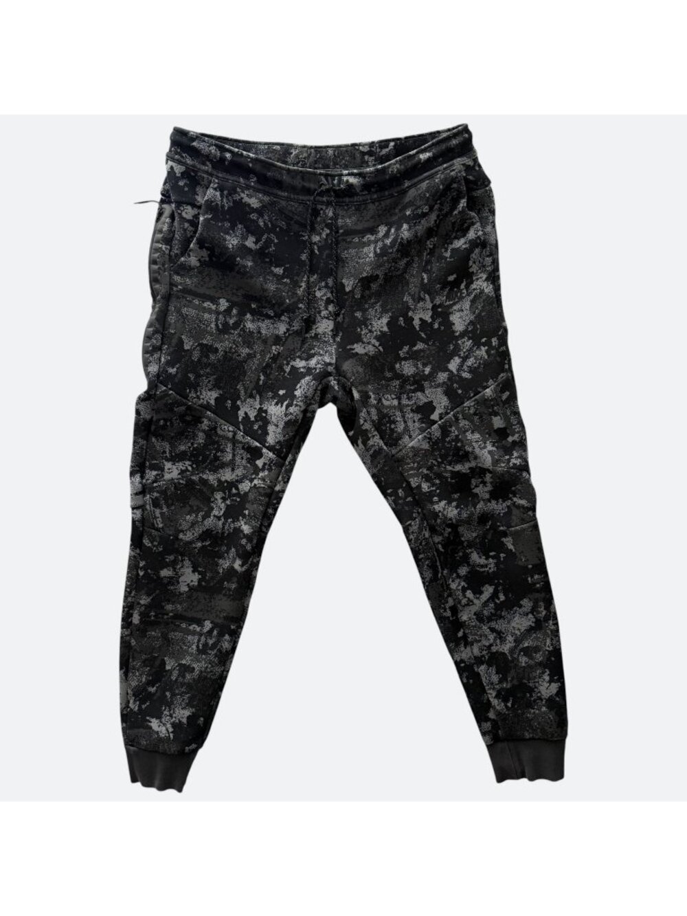 Nike Tech Fleece Jogger Sweatpants Gray Camo Men's Large Active Athletic Gym